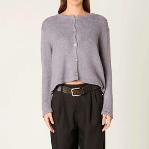 Nia The Brand Ariana Cropped Cardigan